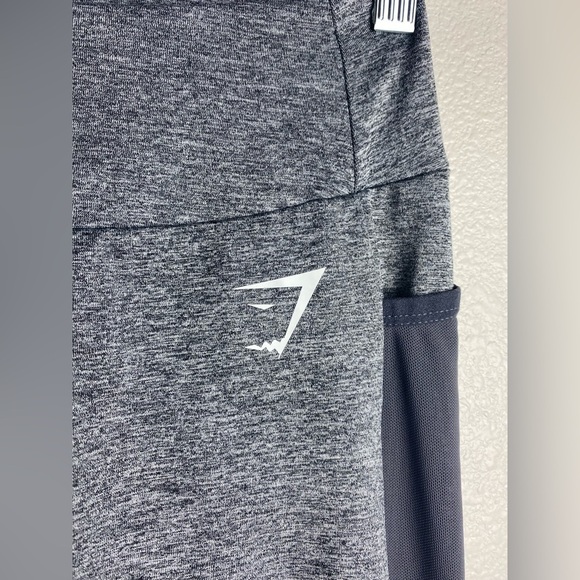 GYMSHARK Simply Mesh Detail Leggings in Gray - Size XS - Picture 6 of 11